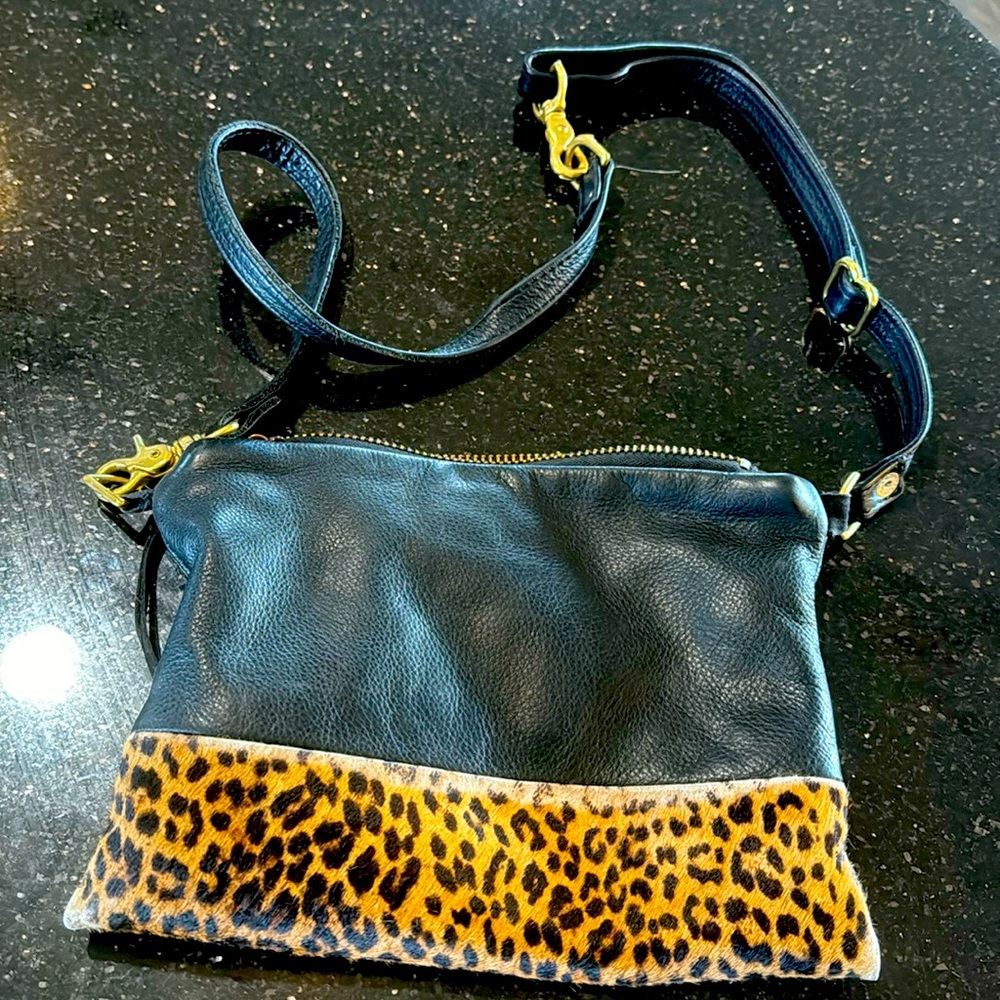 Leopard Print Crossbody Bag